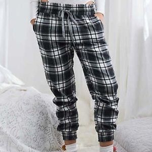 Plaid Pj Jogger Pants